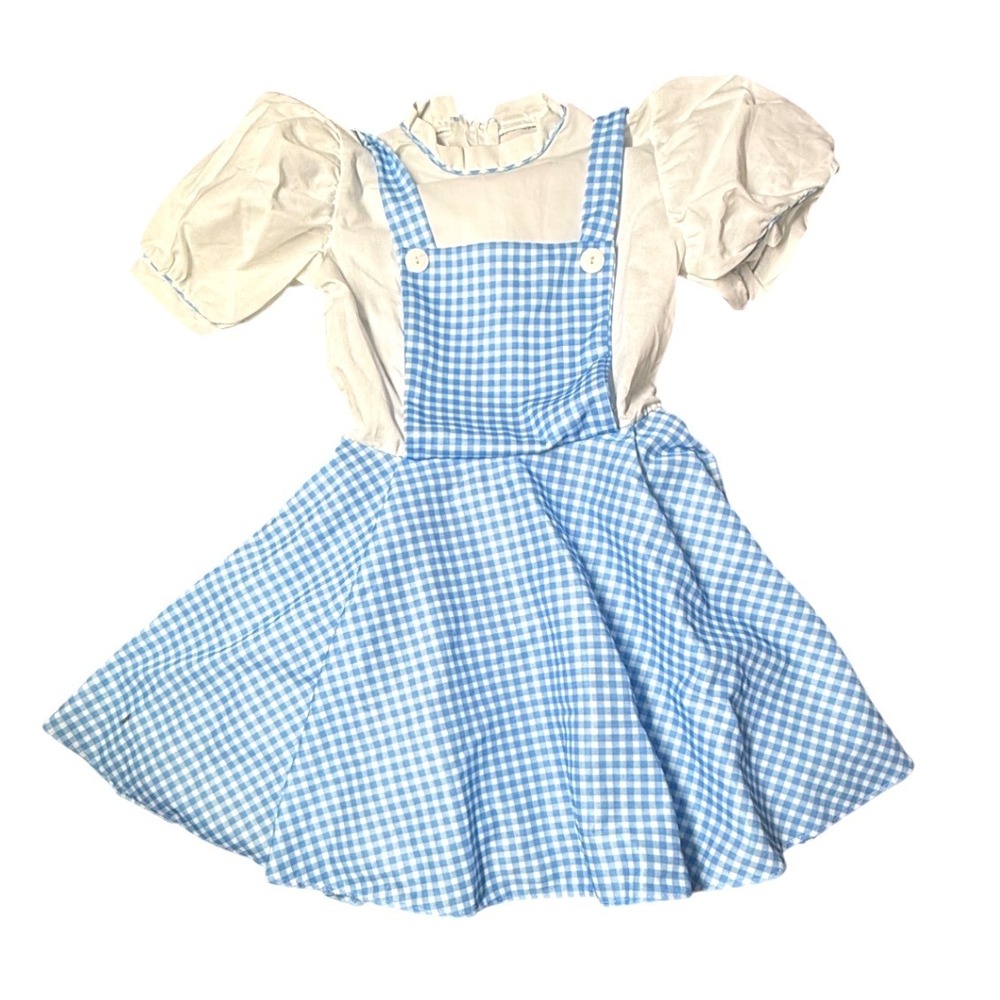 Rubies Wizard of Oz Dorothy Costume Girls Large 12-14 Gingham Dress 1996 10655